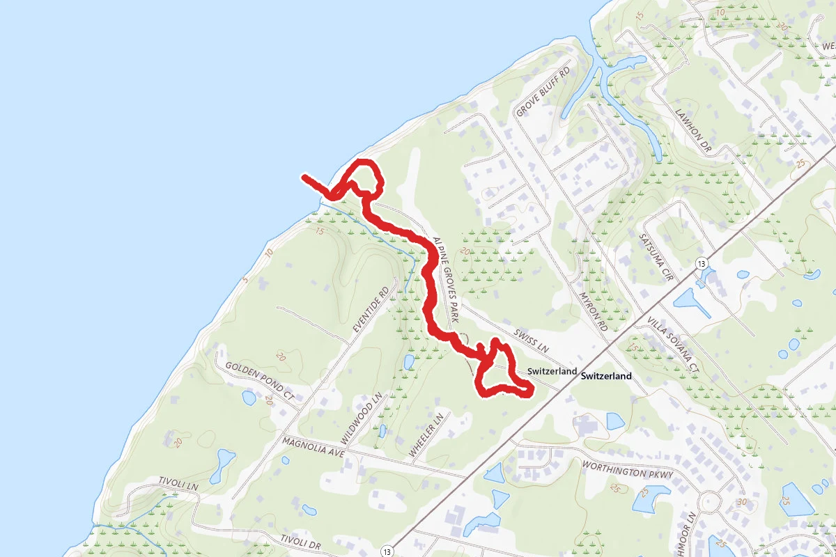 Alpine Groves Park Loop