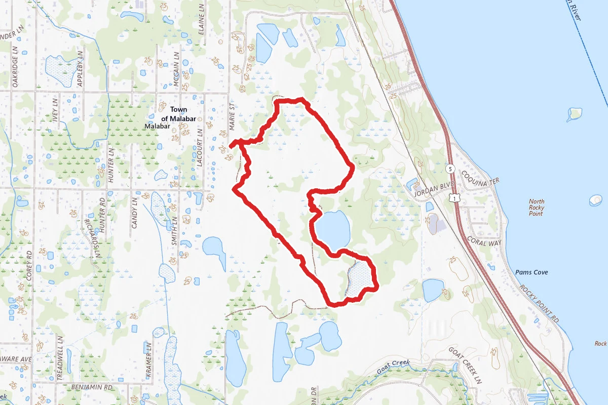 Jordan Scrub Sanctuary Trail