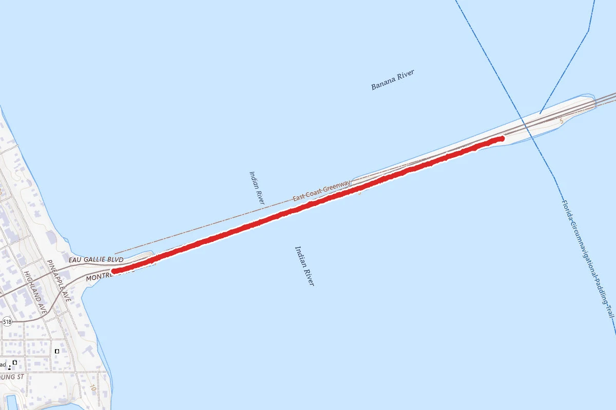 Eau Gallie Bridge Walk