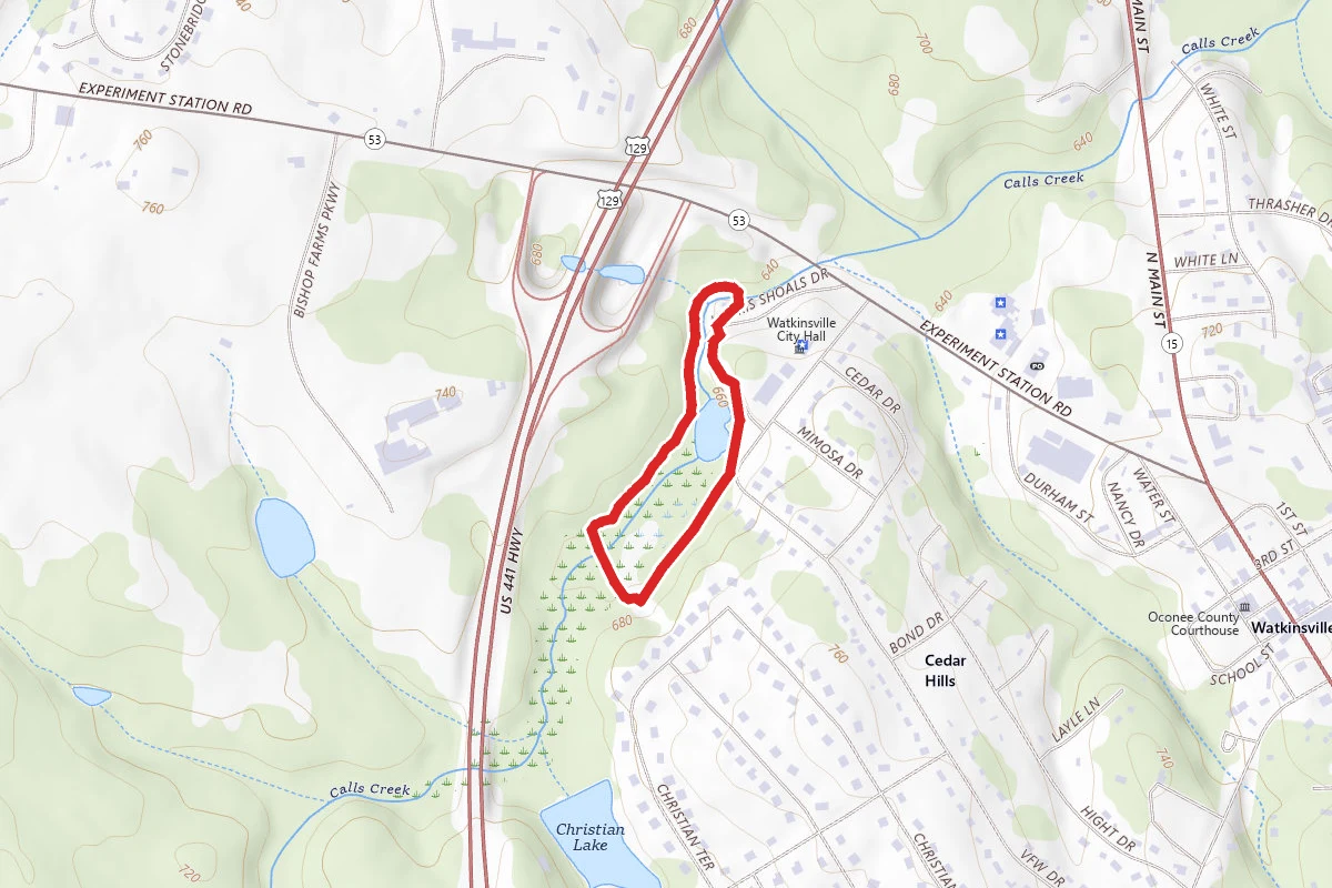 Harris Shoals Park Loop
