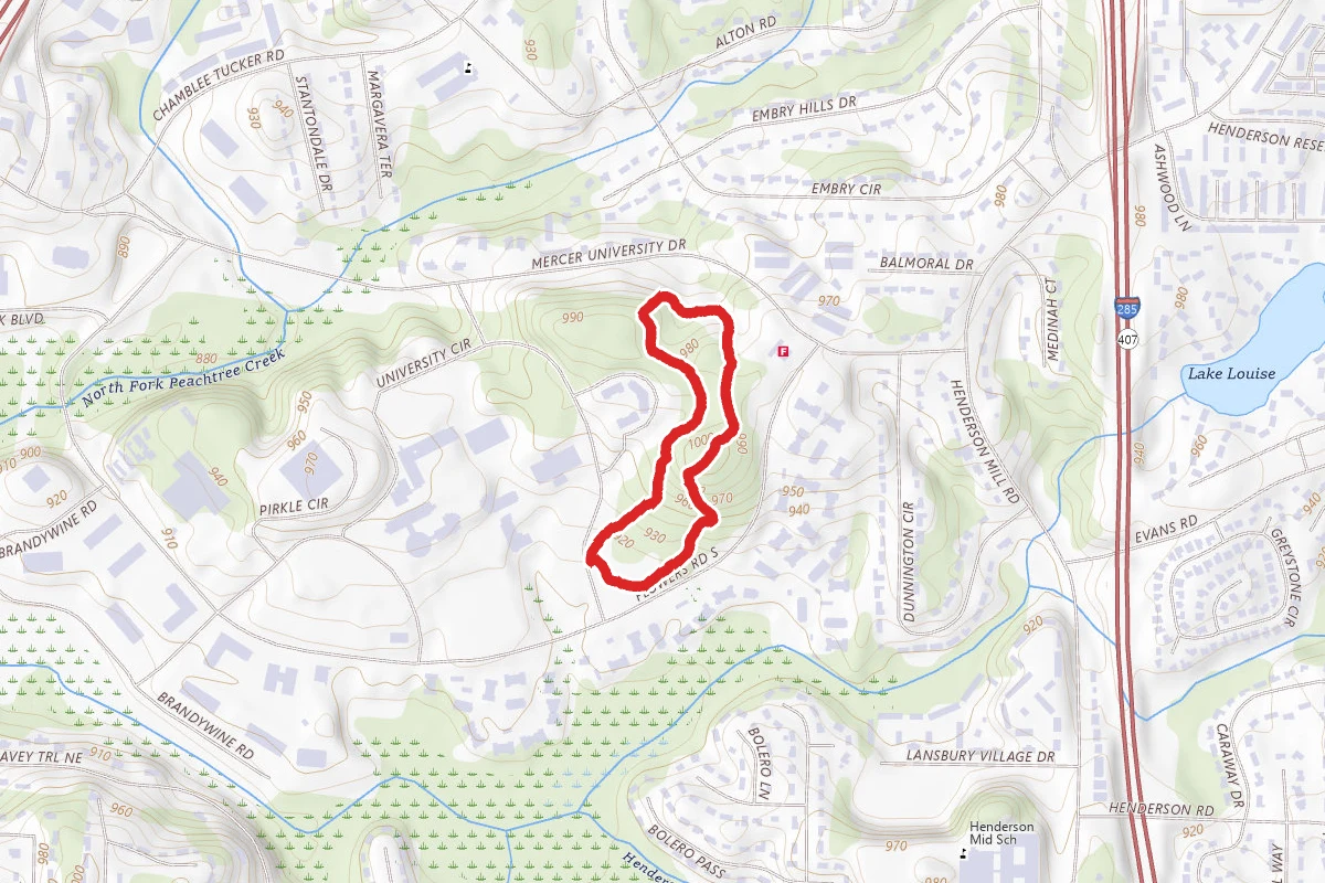 Mercer University Cecil B. Day Campus Nature Trail