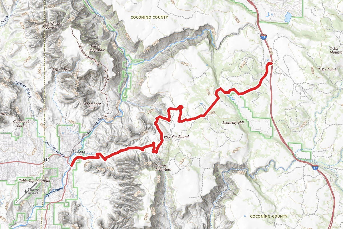 Schnebly Hill Road OHV Route