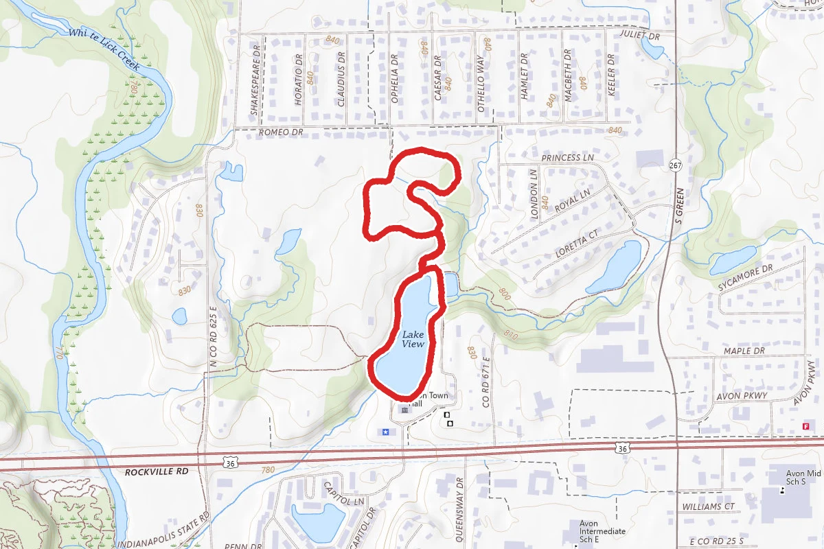 Avon Town Hall Park Loop Trail