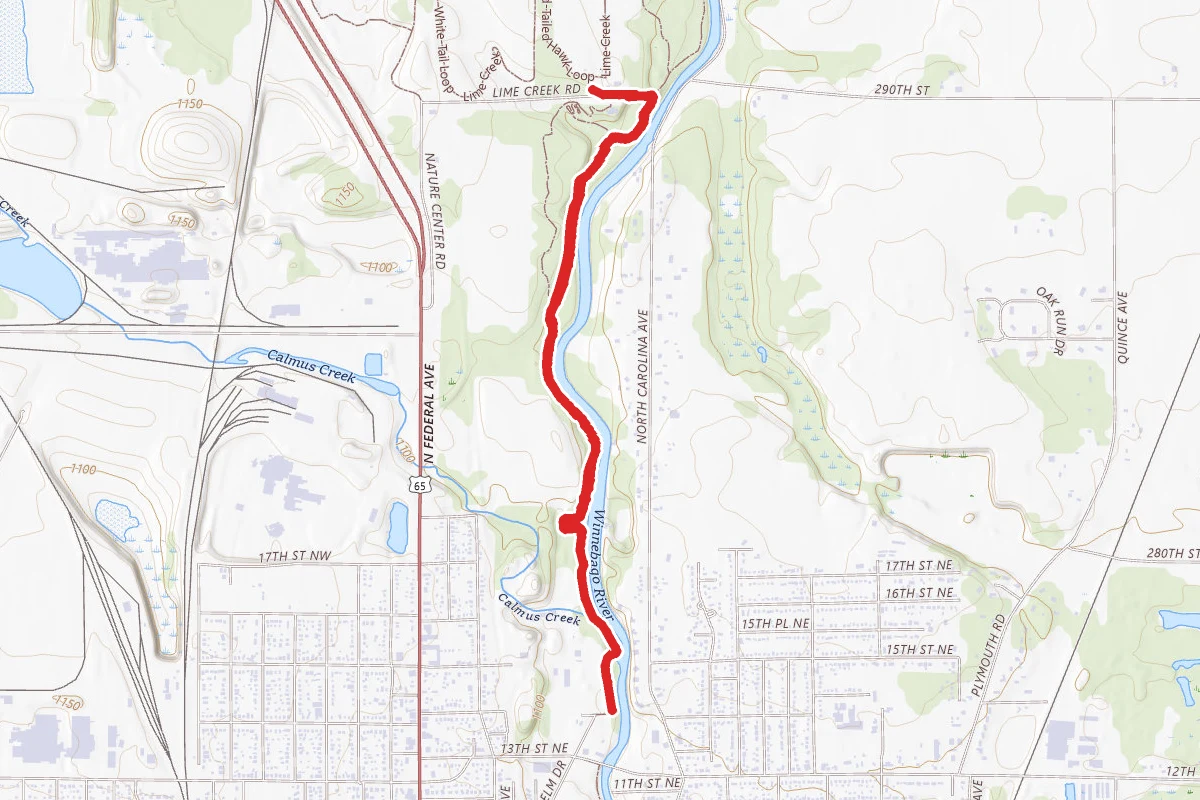 River Bluffs to Winnebago River Trail