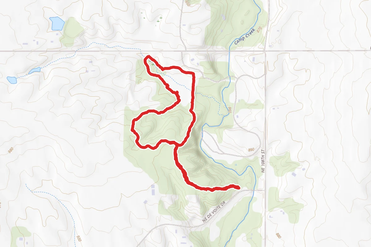 Thomas Mitchell DeVotie and Pond Trail