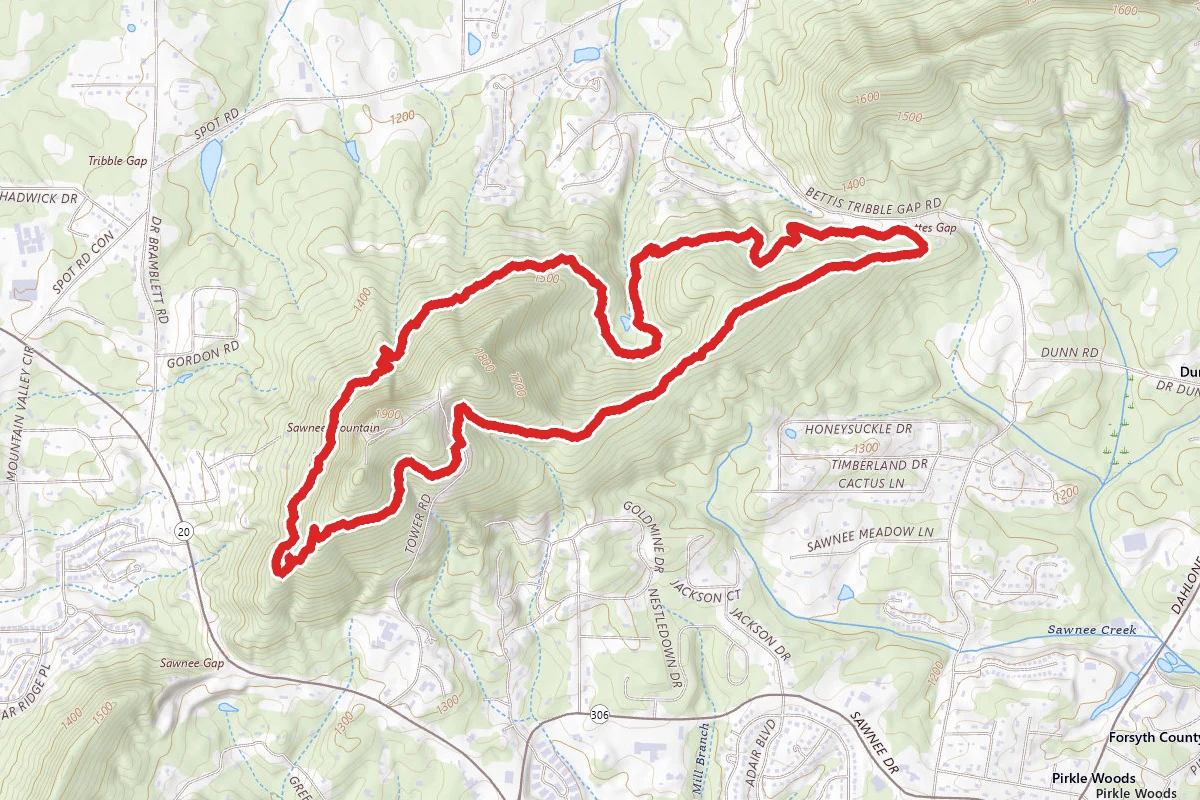 Hilltop, Mountainside and Ridgeline Loop