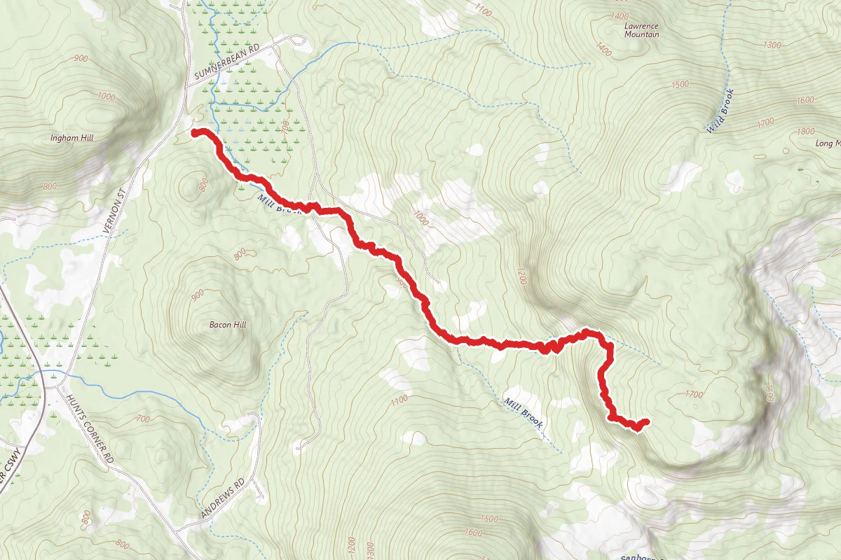Ingham Hill and Long Mountain