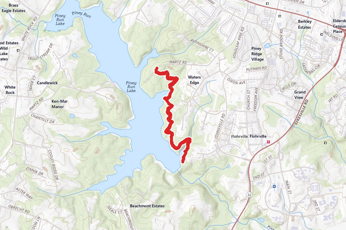 Piney Run Eastern Shoreline Trail