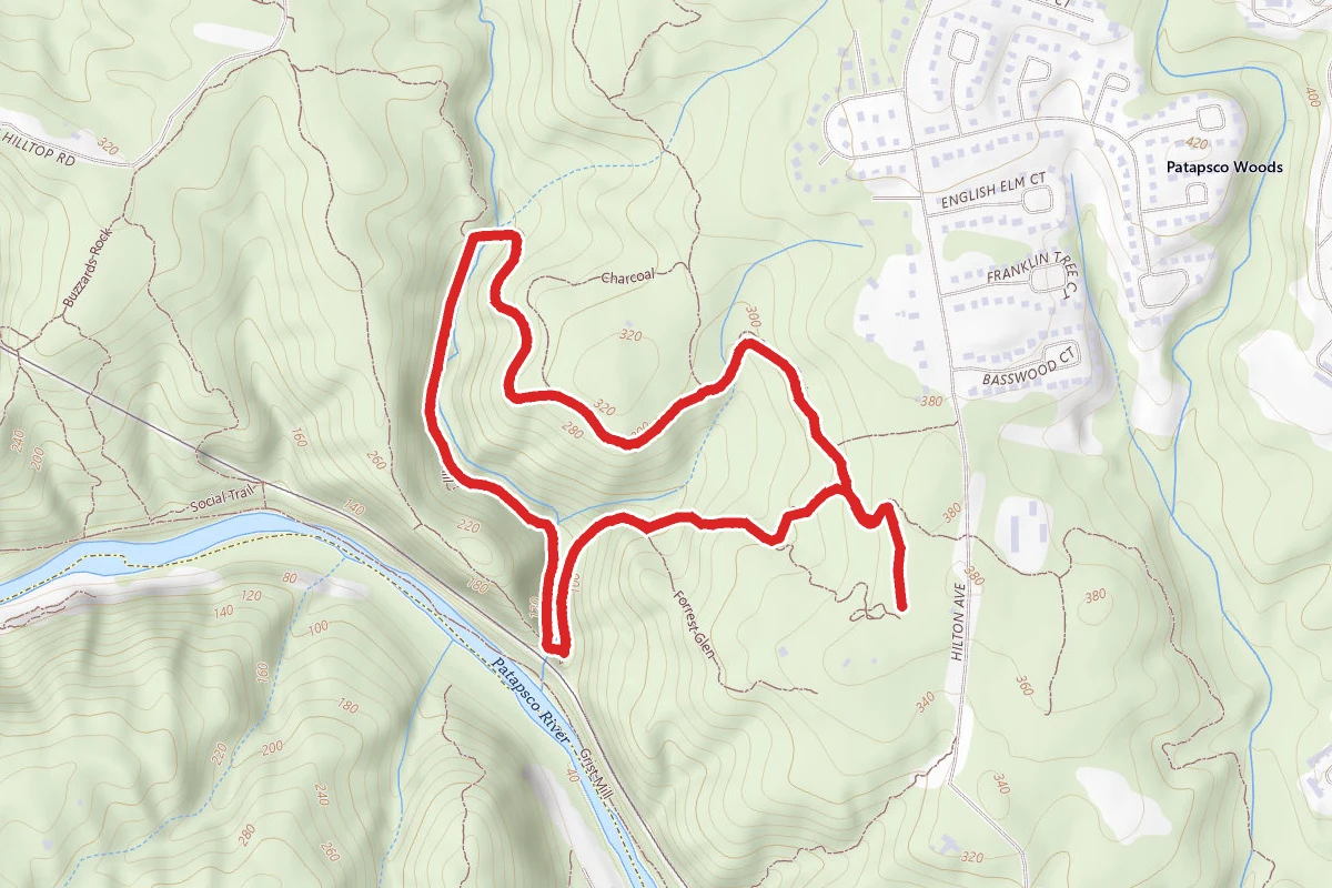 Pig's Run to Santee Branch Trail