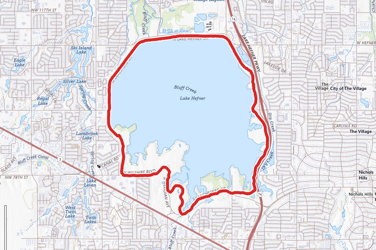 Lake Hefner Trail