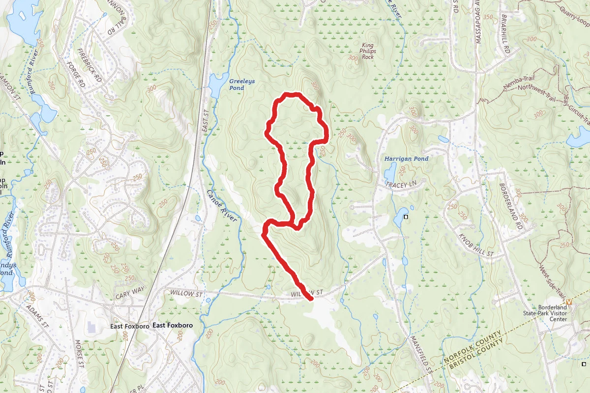 Foxboro Conservation Land Central Loop