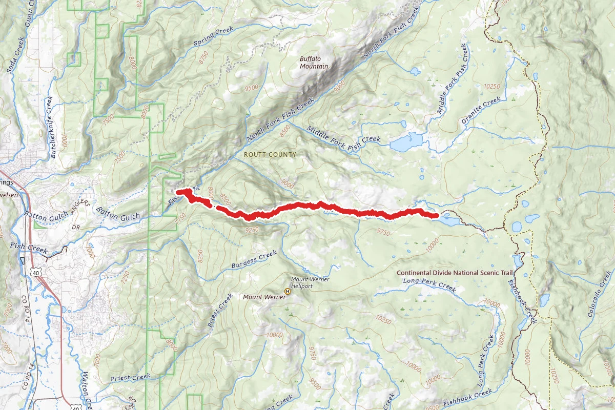 Fish Creek to Long Lake Trail