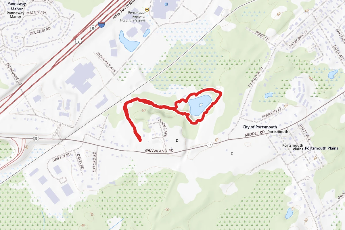 Portsmouth Off-Leash Dog Area Loop