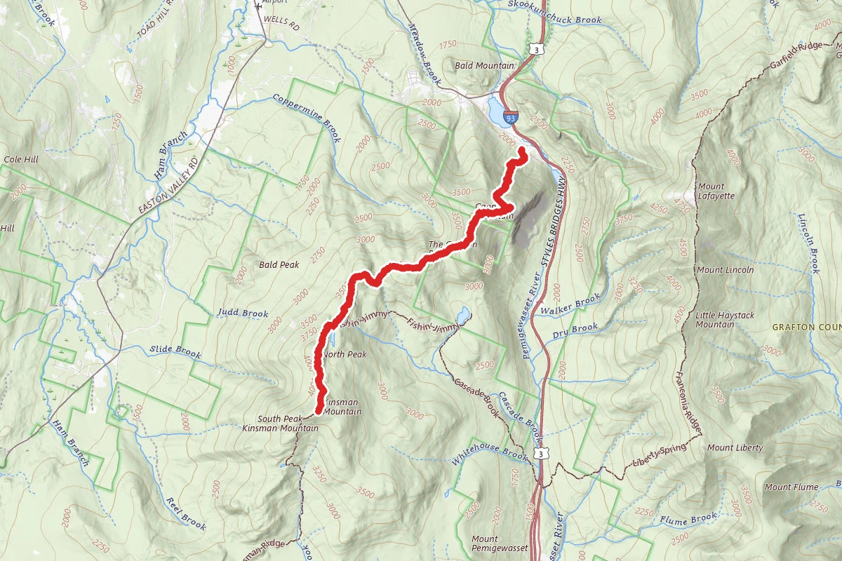 Cannon, North and South Kinsman via Kinsman Ridge Trail