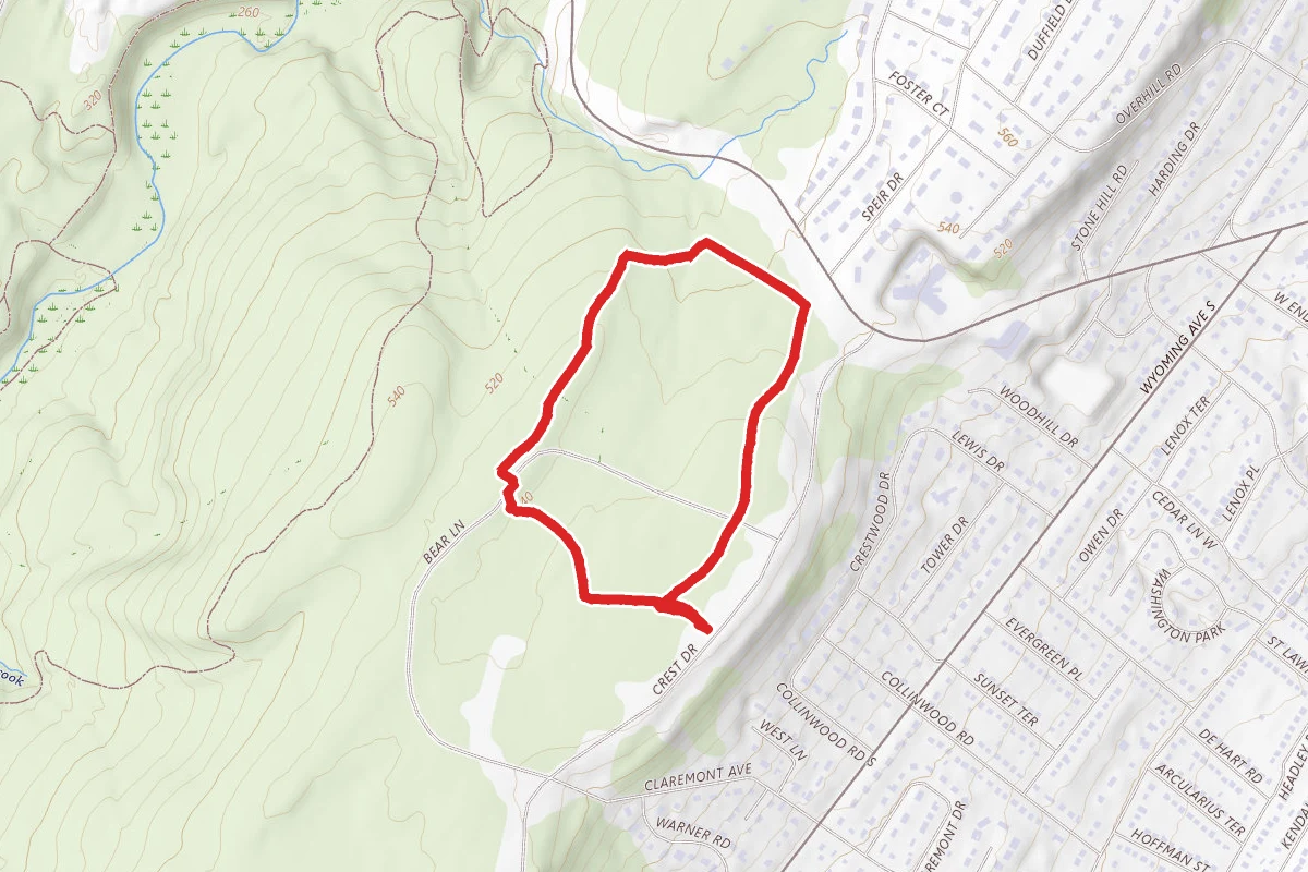 Crest, Openwood, Overlook and Summit Loop