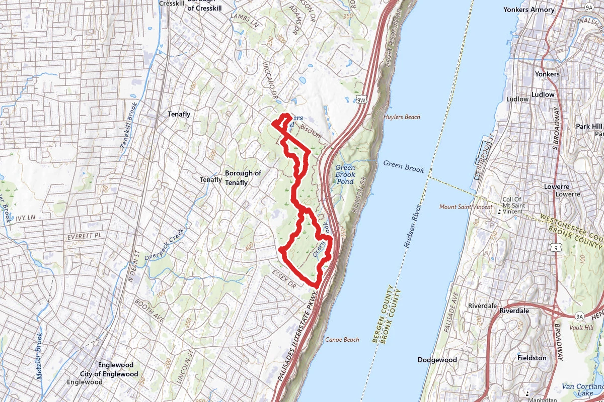 Tenafly Nature Center Red and Yellow Loop