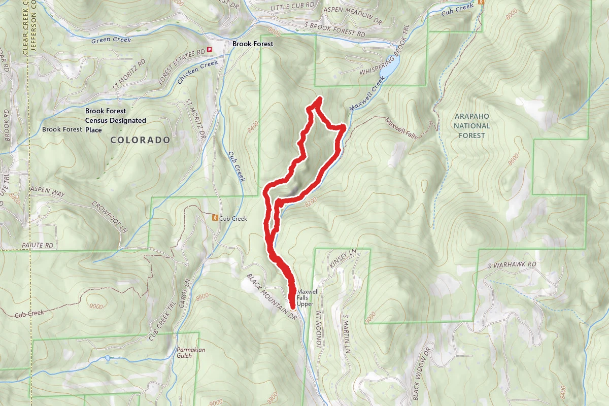 Upper Maxwell Falls Trail