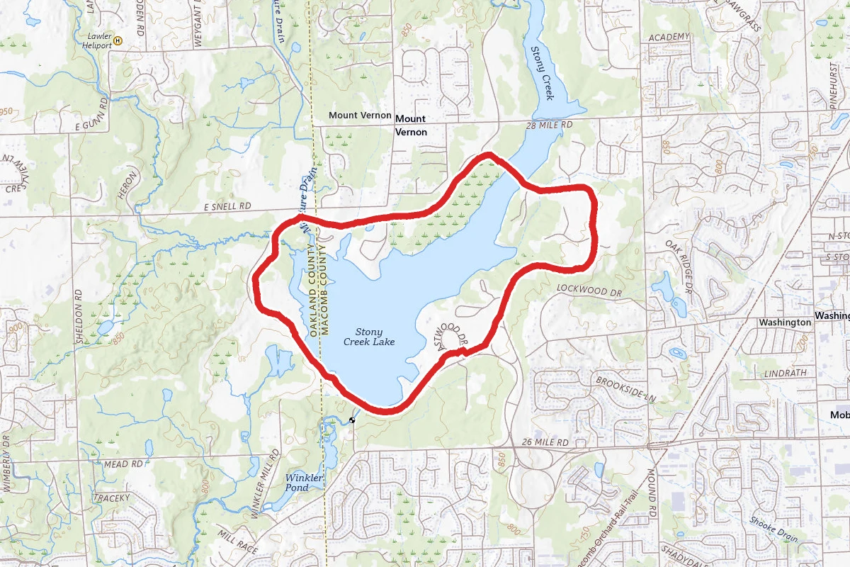 Stony Creek Metropark Trails