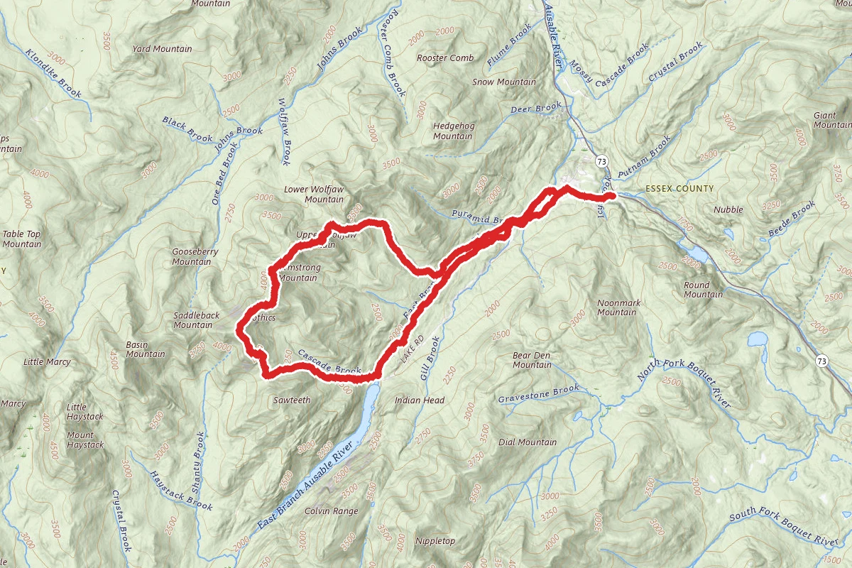Gothics and Pyramid Peak via West River to East River Loop