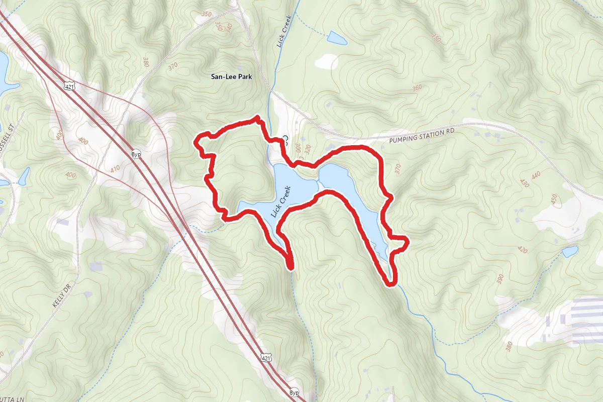 San-Lee Park Hiking Loop