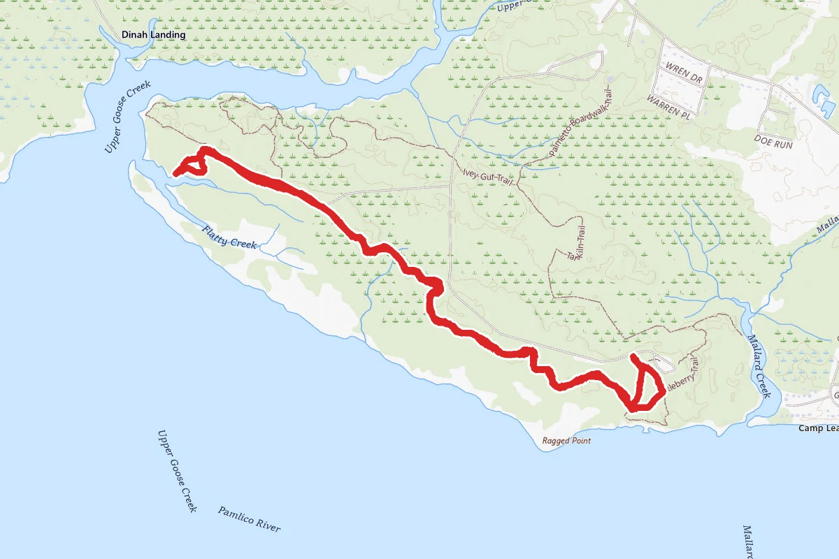 Goose Creek and Flatty Creek Trail