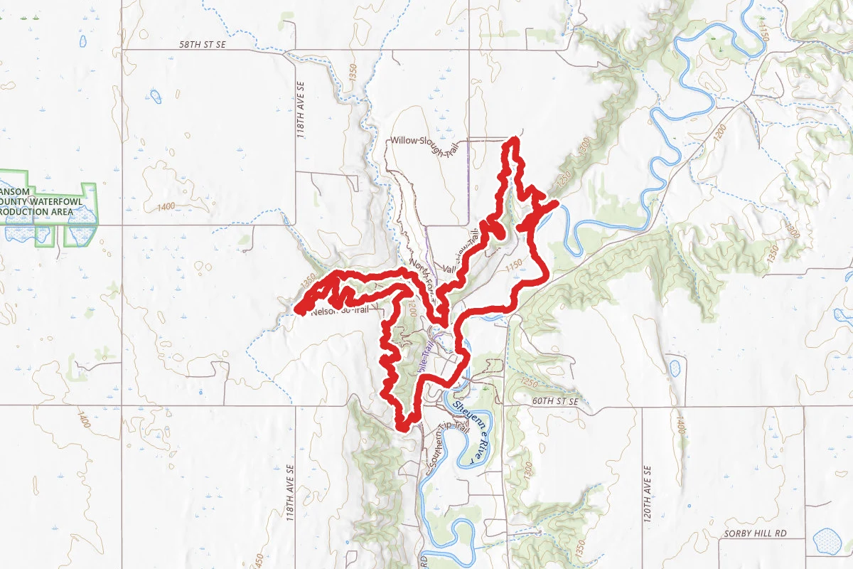 Fort Ransom State Park Loop