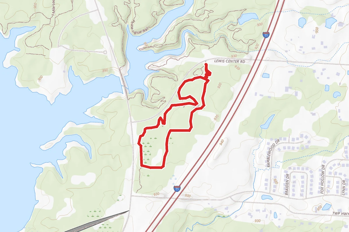 Alum Creek State Park Mountain Bike Trail - Beginner
