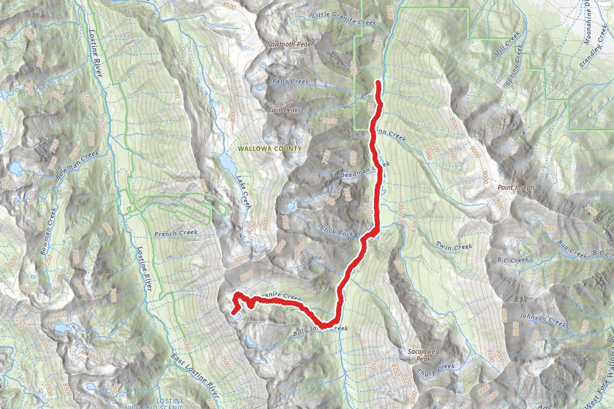 Echo Lake via Hurricane Creek Trail