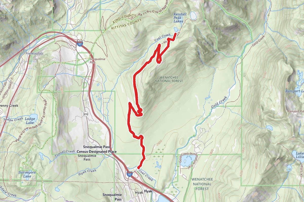 Kendall Peak Lakes Trail