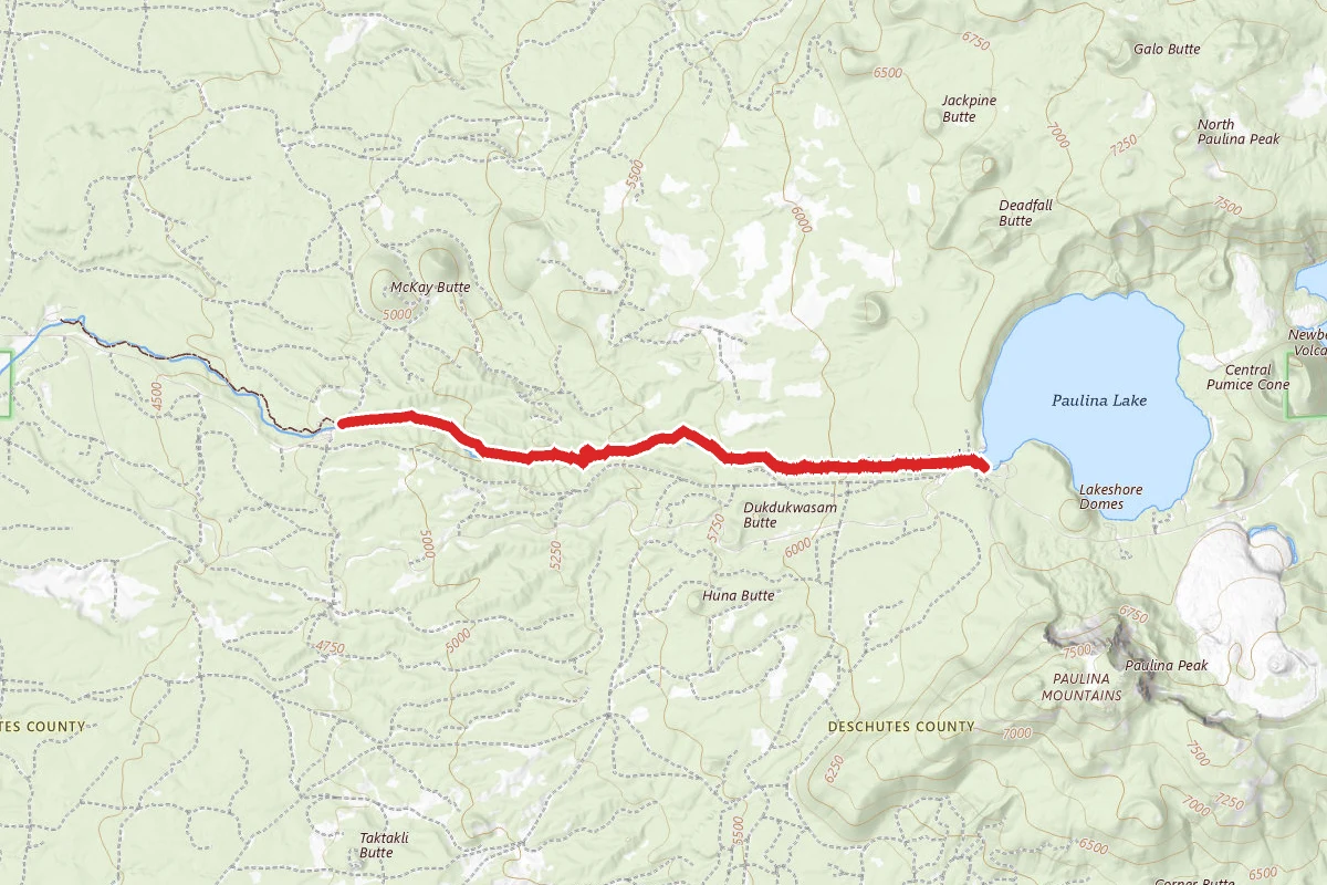 Peter Skene Ogden Trail to McKay Crossing