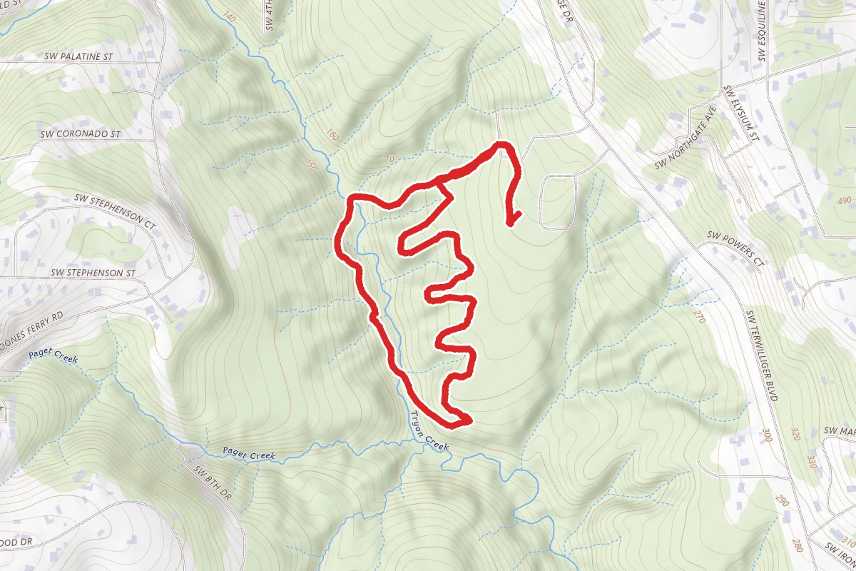 Maple Ridge, Center, Big Fir, Old Main, West Horse and Middle Creek Loop