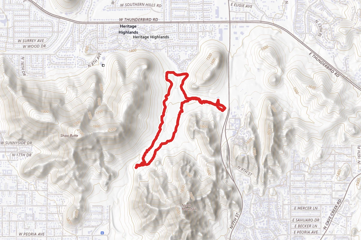 Trail 100 and Trail 306 Short Loop