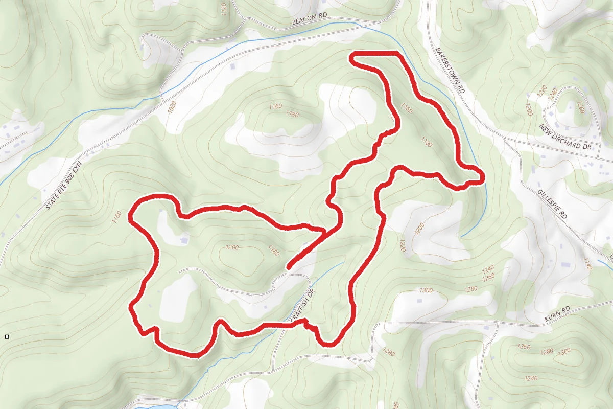 Deer Lakes Red and Blue Trail Loop