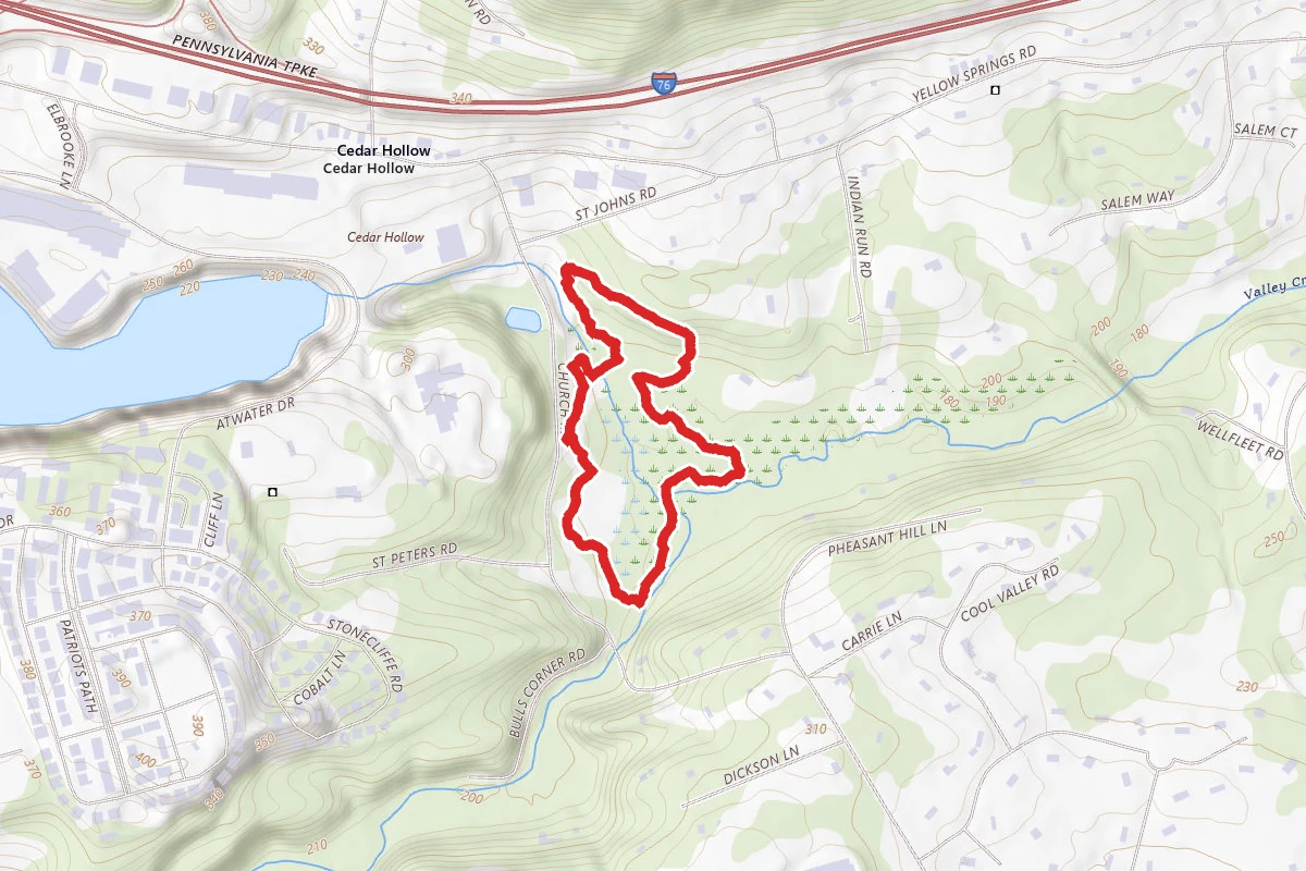 Cedar Hollow Preserve Trail