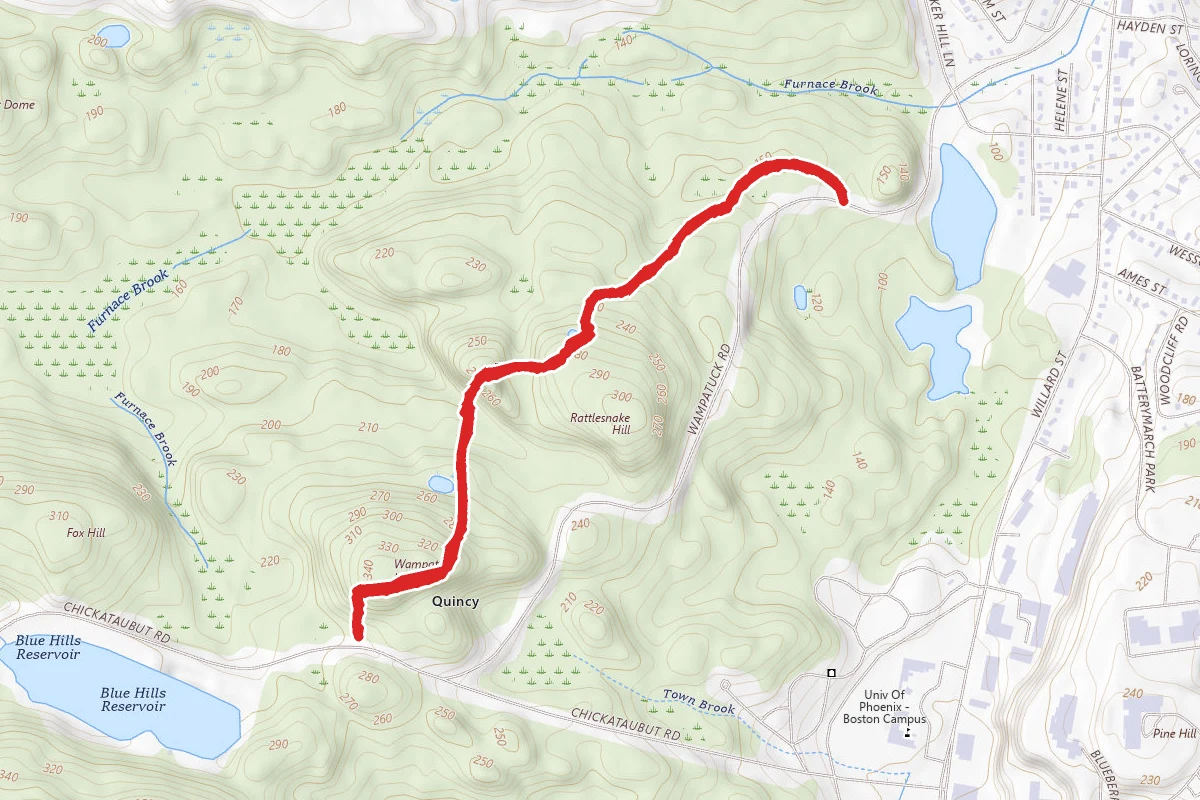Rattlesnake and Wampatuck Hills Trail