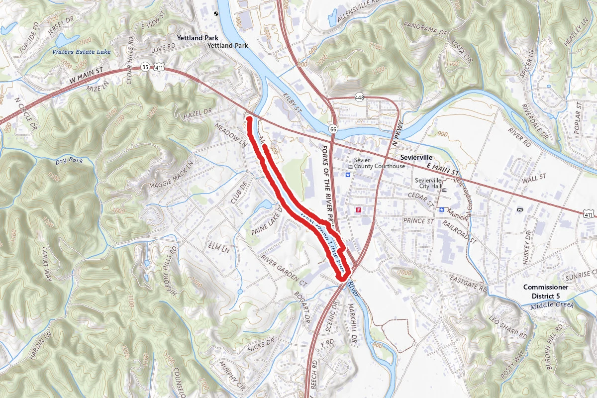 Sevierville Greenway Trail