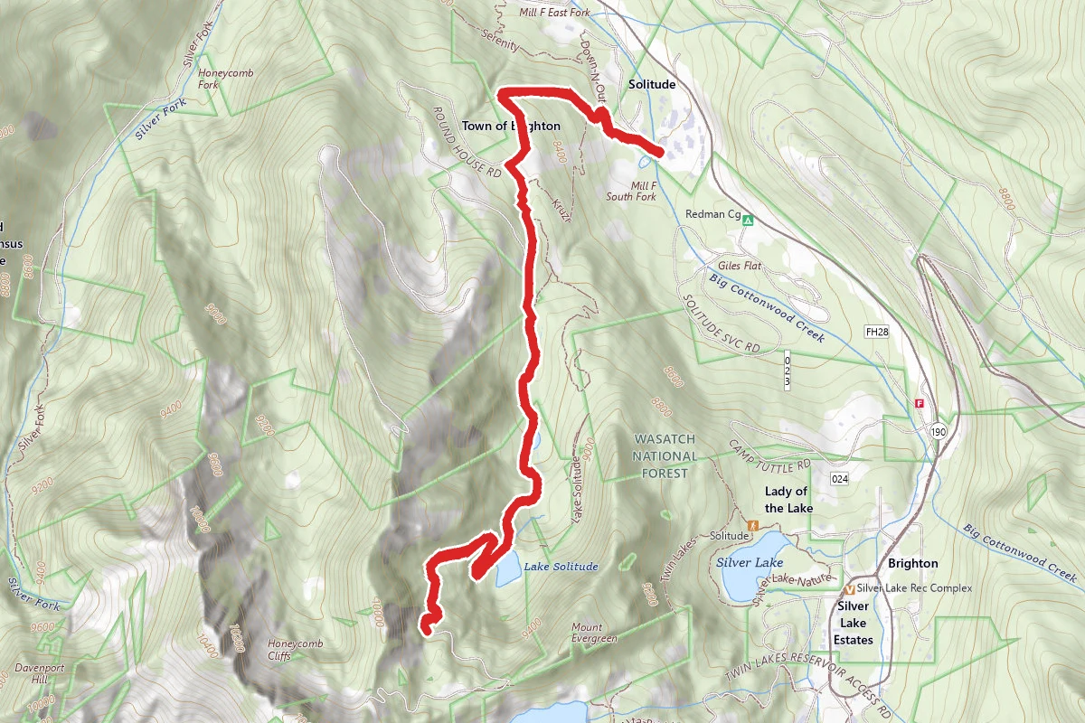 Lake Solitude Via Kruzer Trail