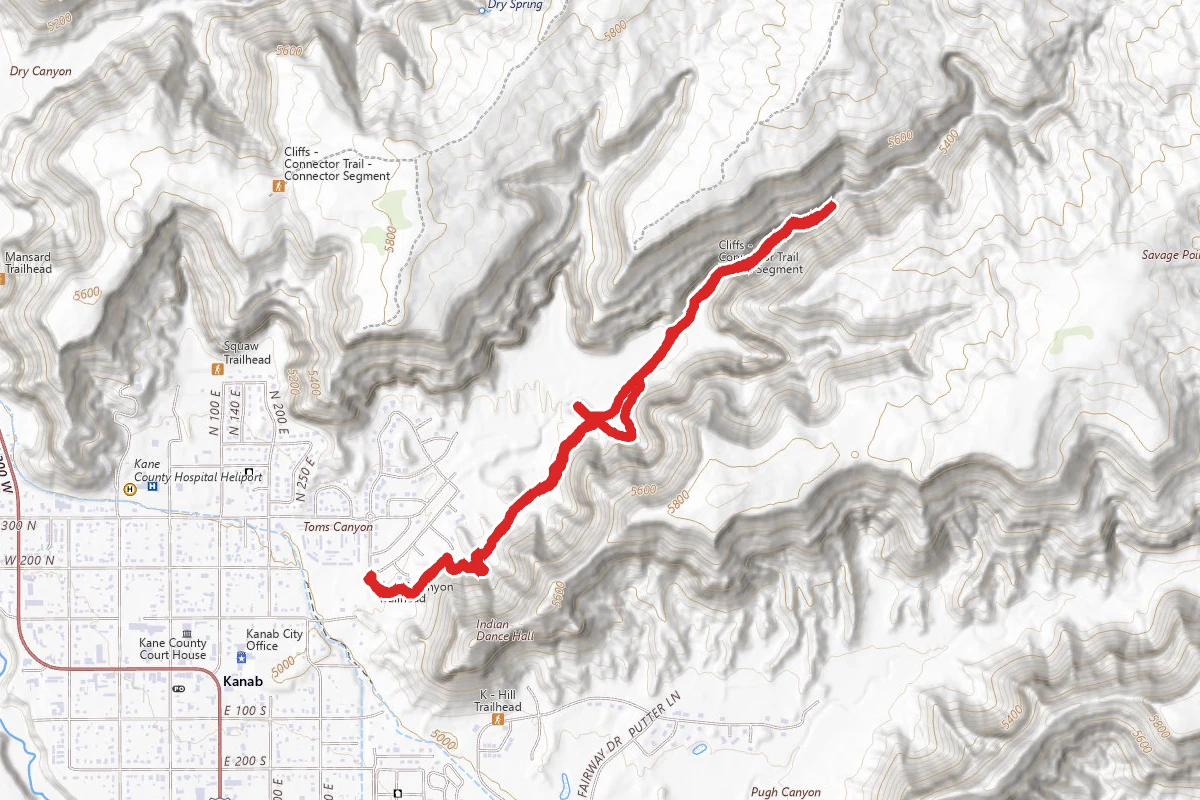 Tom's Canyon Trail