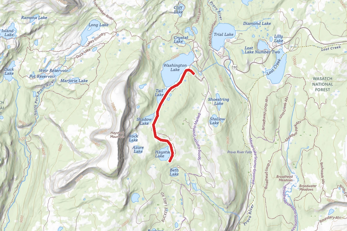 Haystack Lake Trail