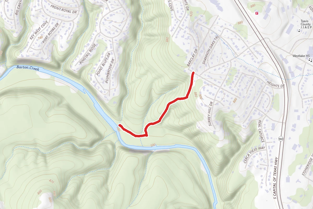 Hill of Life via Barton Creek Greenbelt Trail