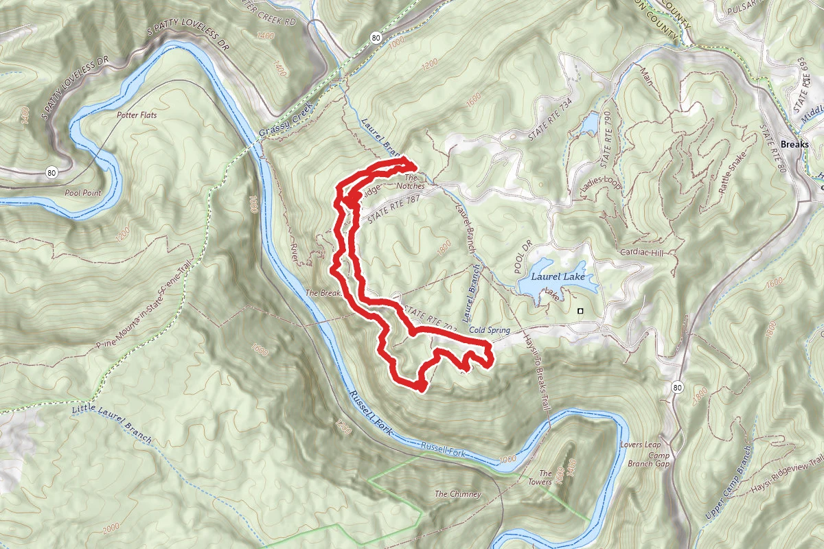 Breaks Interstate Loop Trail