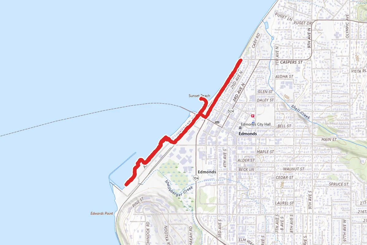 Edmonds Boardwalk to Marina Beach Park