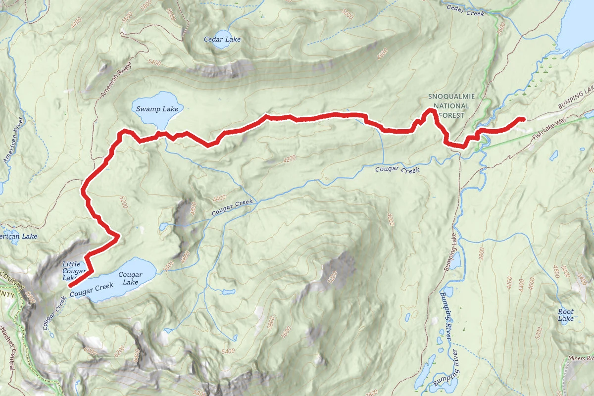 Cougar Lake and Little Cougar Lake Trail