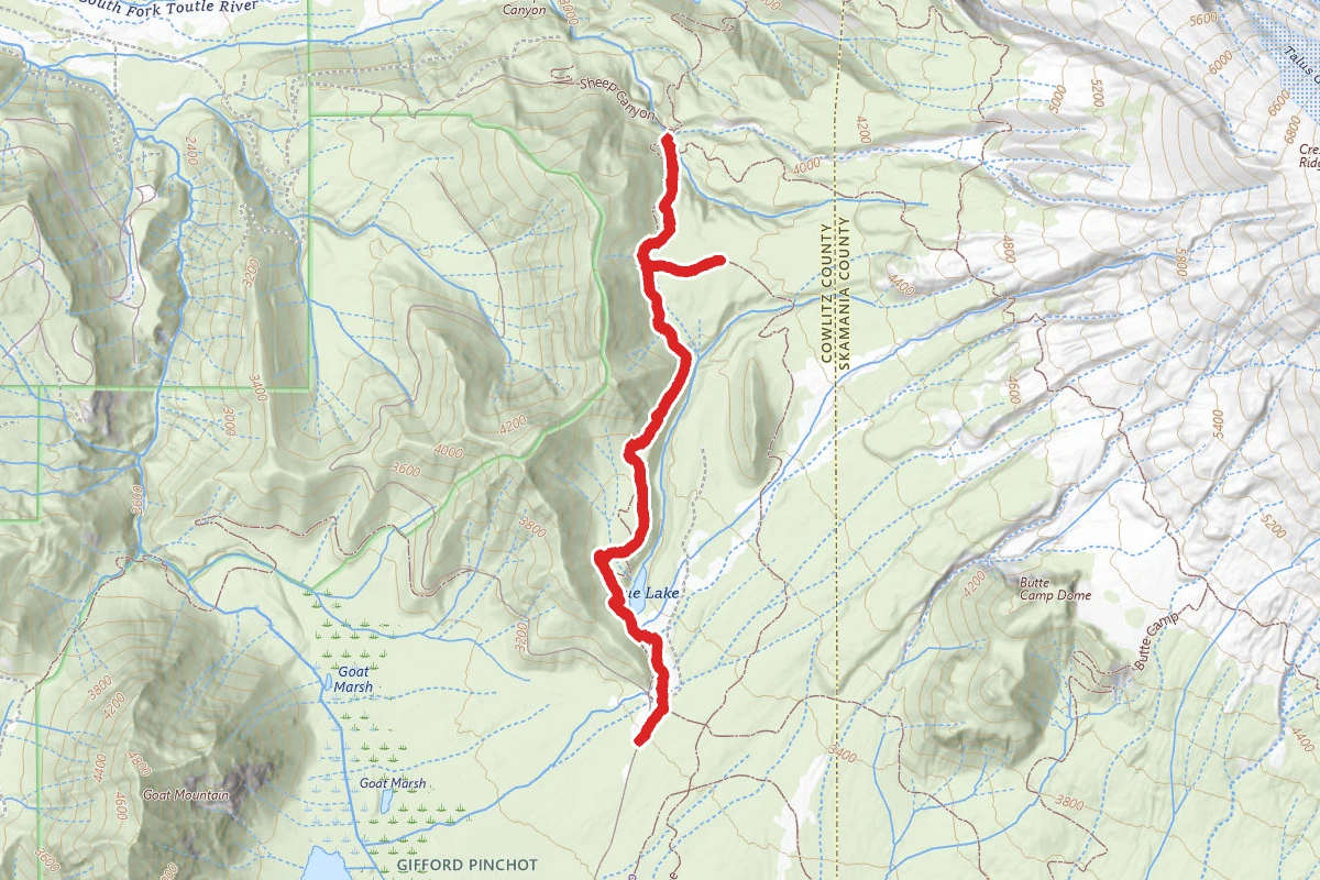 Huckleberry Saddle via Blue Lake Trailhead