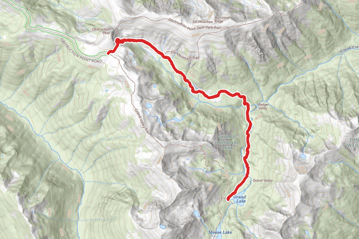 Grand Lake via Badger Valley Trail