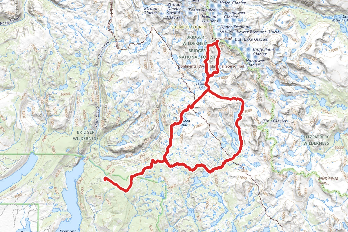Fremont Peak via Pole Creek Trail Loop