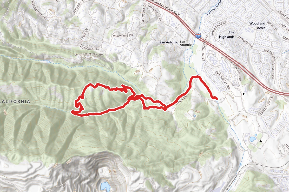 High Meadow Loop via Lower Meadow Trail