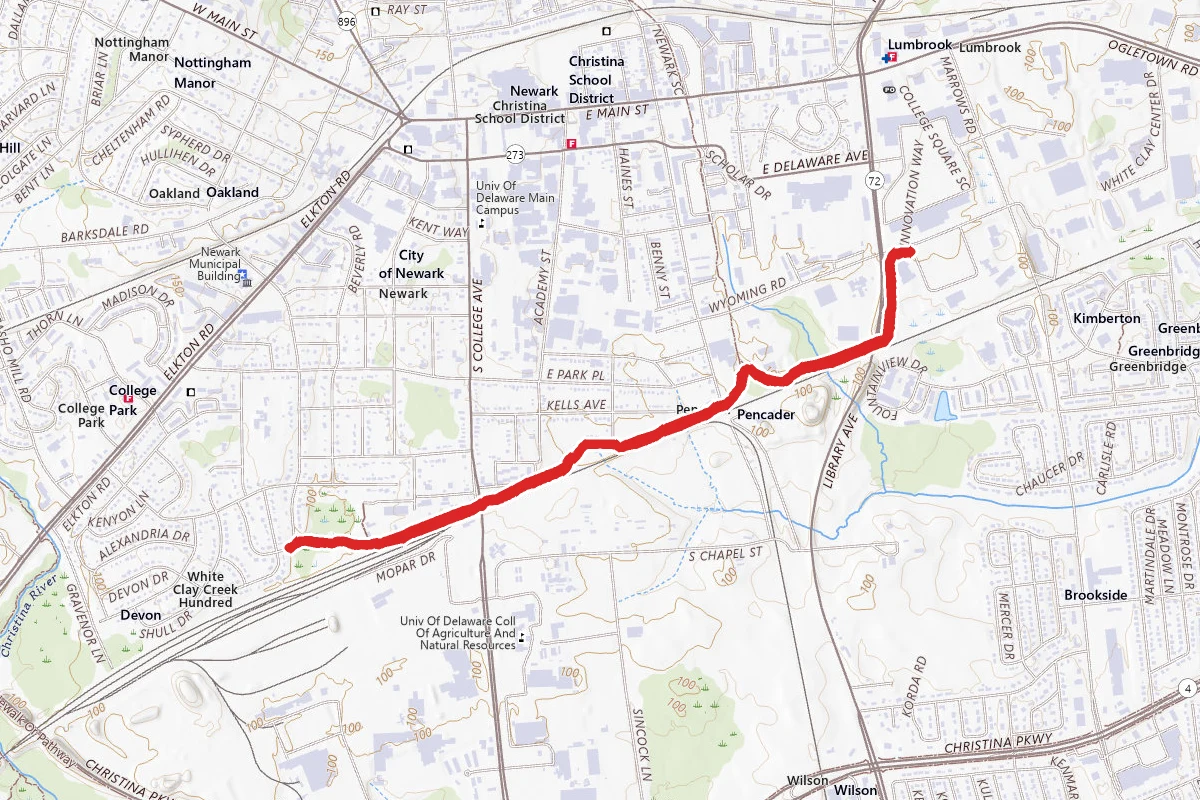 James F Hall Trail