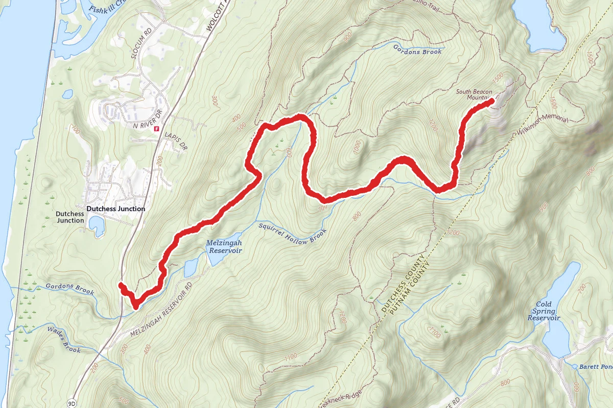 South Beacon Mountain via Notch Trail Short Route