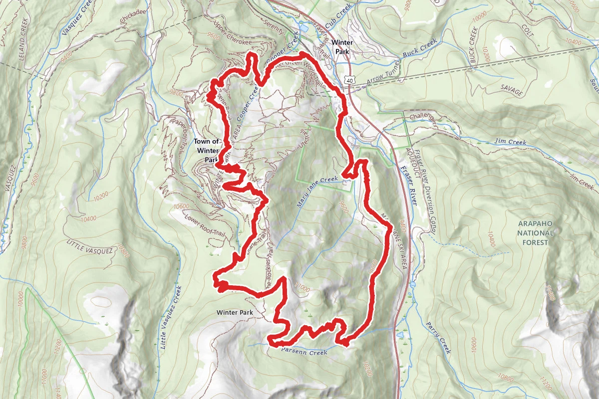 Winter Park Mountain Bike Loop Trail